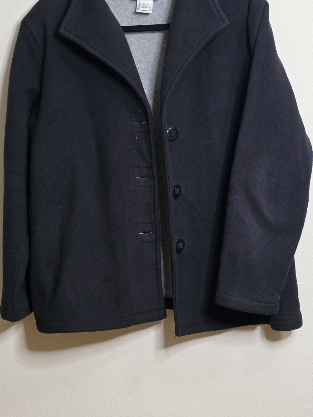 Talbots Black Women's Pea Coat
